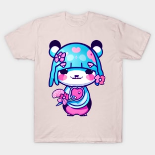 A CUTE KAWAI panda girl T-Shirt